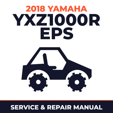 2018 Yamaha YXZ1000R EPS Service and Repair Manual - side-by-side workshop manual cover