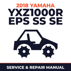 2018 Yamaha YXZ1000R EPS SS SE Service and Repair Manual - side-by-side workshop manual cover