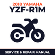 2018 Yamaha YZF-R1M Service and Repair Manual - motorcycle workshop manual cover