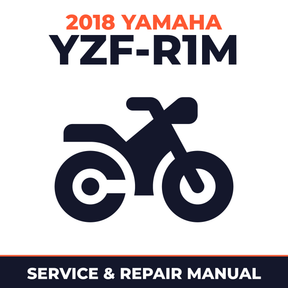 2018 Yamaha YZF-R1M Service and Repair Manual - motorcycle workshop manual cover