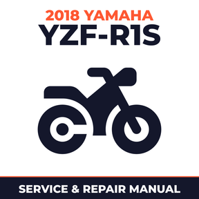 2018 Yamaha YZF-R1S Service and Repair Manual - motorcycle workshop manual cover