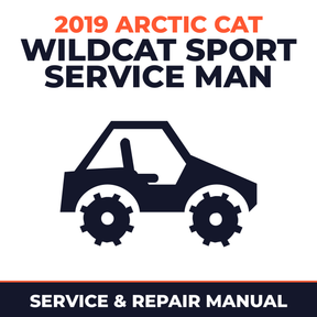 2019 Arctic Cat Wildcat Sport Service Man Service and Repair Manual - side-by-side workshop manual cover