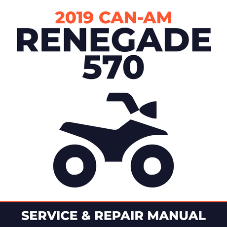 2019 Can-Am Renegade 570 Service and Repair Manual - ATV workshop manual cover