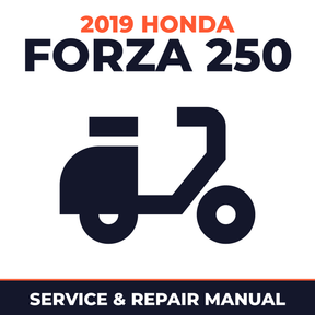 2019 Honda Forza 250 Service and Repair Manual - scooter workshop manual cover