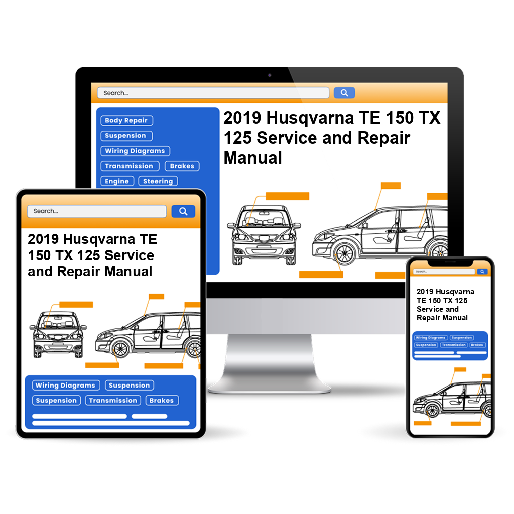 2019 Husqvarna TE 150 TX 125 Service and Repair Manual