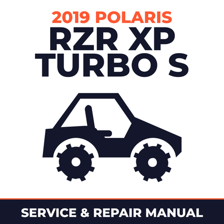 2019 Polaris RZR XP Turbo S Service and Repair Manual - side-by-side workshop manual cover