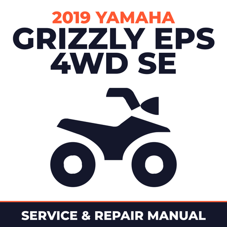 2019 Yamaha GRIZZLY EPS 4WD SE Service and Repair Manual - ATV workshop manual cover
