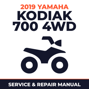 2019 Yamaha KODIAK 700 4WD Service and Repair Manual - ATV workshop manual cover