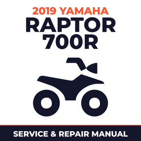 2019 Yamaha RAPTOR 700R Service and Repair Manual - ATV workshop manual cover