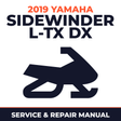 2019 Yamaha SIDEWINDER L-TX DX Service and Repair Manual - snowmobile workshop manual cover