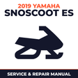 2019 Yamaha SNOSCOOT ES Service and Repair Manual - snowmobile workshop manual cover