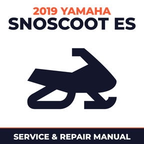 2019 Yamaha SNOSCOOT ES Service and Repair Manual - snowmobile workshop manual cover