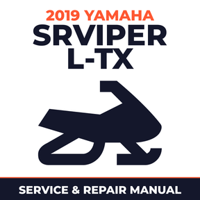 2019 Yamaha SRVIPER L-TX Service and Repair Manual - snowmobile workshop manual cover