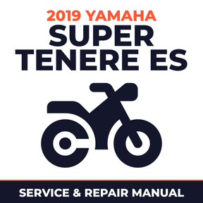 2019 Yamaha SUPER TENERE ES Service and Repair Manual - motorcycle workshop manual cover