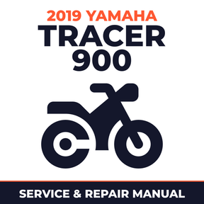 2019 Yamaha TRACER 900 Service and Repair Manual - motorcycle workshop manual cover