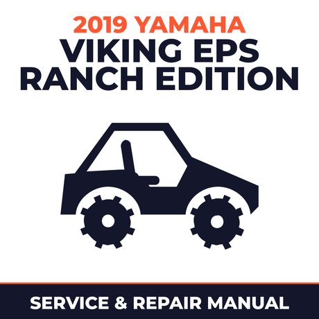 2019 Yamaha VIKING EPS RANCH EDITION Service and Repair Manual - side-by-side workshop manual cover