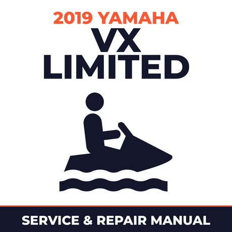 2019 Yamaha VX LIMITED Service and Repair Manual - personal watercraft workshop manual cover