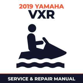 2019 Yamaha VXR Service and Repair Manual - personal watercraft workshop manual cover