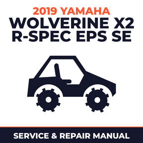 2019 Yamaha WOLVERINE X2 R-SPEC EPS SE Service and Repair Manual - side-by-side workshop manual cover