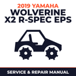 2019 Yamaha WOLVERINE X2 R-SPEC EPS Service and Repair Manual - side-by-side workshop manual cover