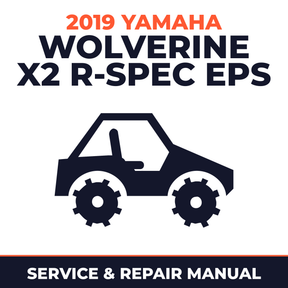 2019 Yamaha WOLVERINE X2 R-SPEC EPS Service and Repair Manual - side-by-side workshop manual cover
