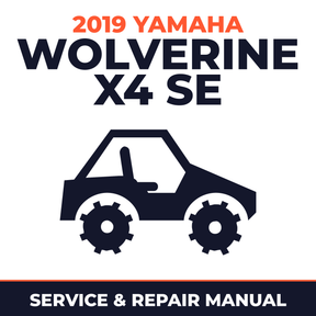 2019 Yamaha WOLVERINE X4 SE Service and Repair Manual - side-by-side workshop manual cover