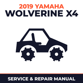2019 Yamaha WOLVERINE X4 Service and Repair Manual - side-by-side workshop manual cover