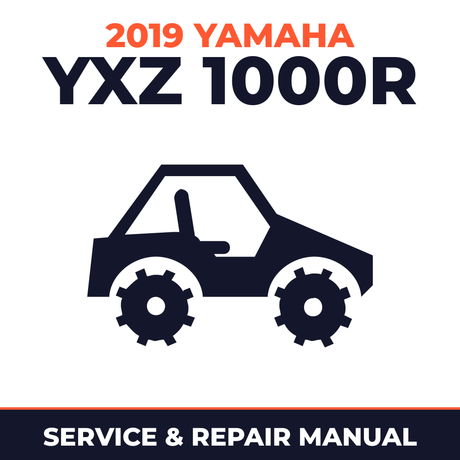 2019 Yamaha YXZ 1000R Service and Repair Manual - side-by-side workshop manual cover
