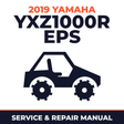 2019 Yamaha YXZ1000R EPS Service and Repair Manual - side-by-side workshop manual cover