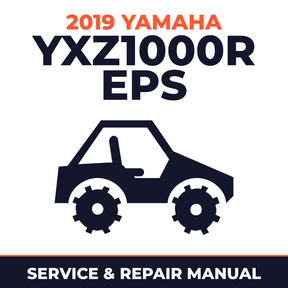 2019 Yamaha YXZ1000R EPS Service and Repair Manual - side-by-side workshop manual cover