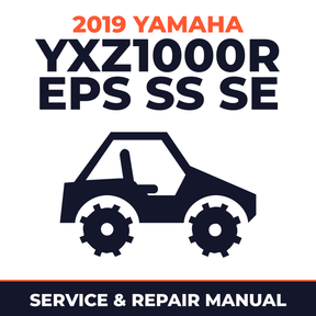 2019 Yamaha YXZ1000R EPS SS SE Service and Repair Manual - side-by-side workshop manual cover