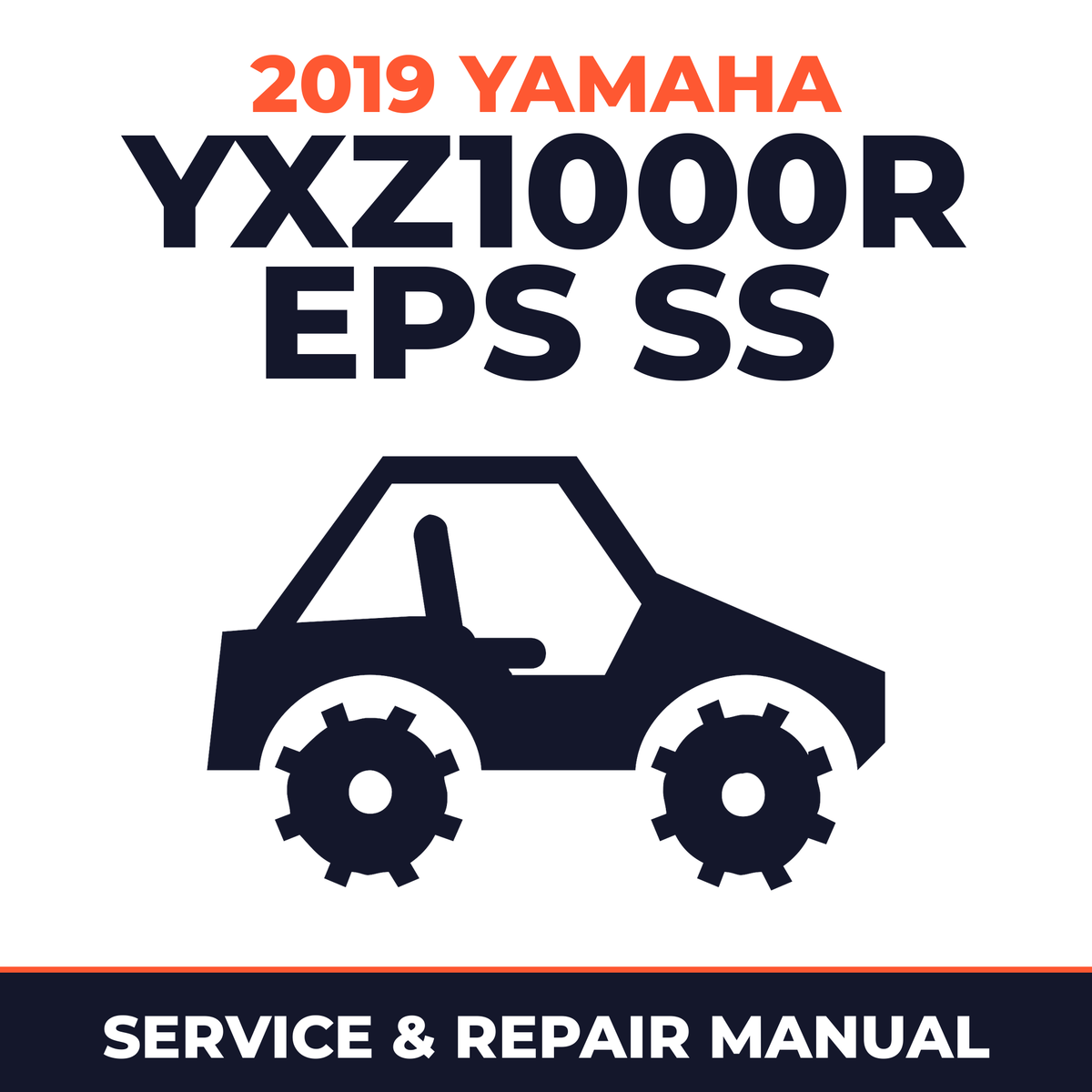 2019 Yamaha YXZ1000R EPS SS Service and Repair Manual - side-by-side workshop manual cover