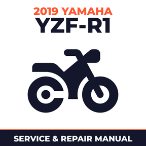 2019 Yamaha YZF-R1 Service and Repair Manual - motorcycle workshop manual cover
