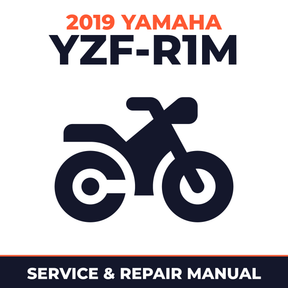 2019 Yamaha YZF-R1M Service and Repair Manual - motorcycle workshop manual cover