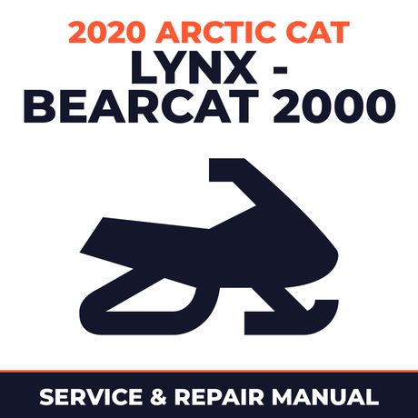 2020 Arctic Cat Lynx - Bearcat 2000 Service and Repair Manual - snowmobile workshop manual cover