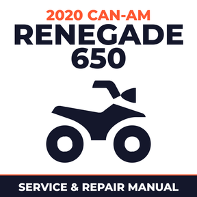 2020 Can-Am Renegade 650 Service and Repair Manual - ATV workshop manual cover