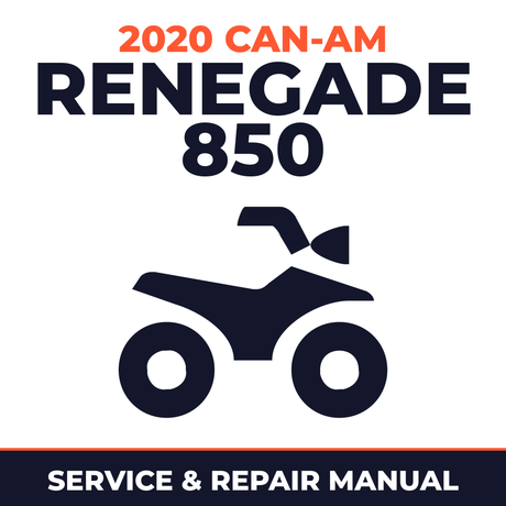 2020 Can-Am Renegade 850 Service and Repair Manual - ATV workshop manual cover