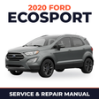 2020 Ford EcoSport service and repair manual cover with vehicle photo