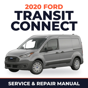 2020 Ford Transit Connect service and repair manual cover with vehicle photo