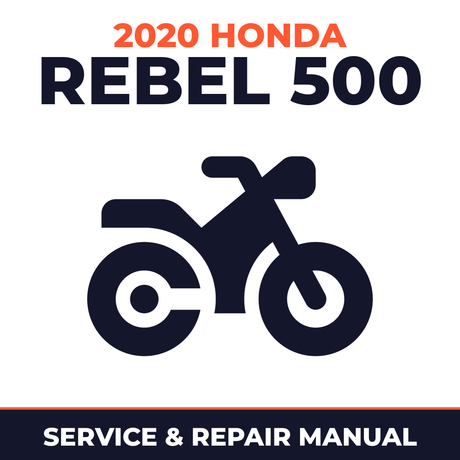 2020 Honda Rebel 500 Service and Repair Manual - motorcycle workshop manual cover