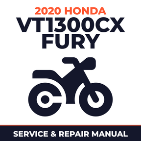 2020 Honda VT1300CX Fury Service and Repair Manual - motorcycle workshop manual cover
