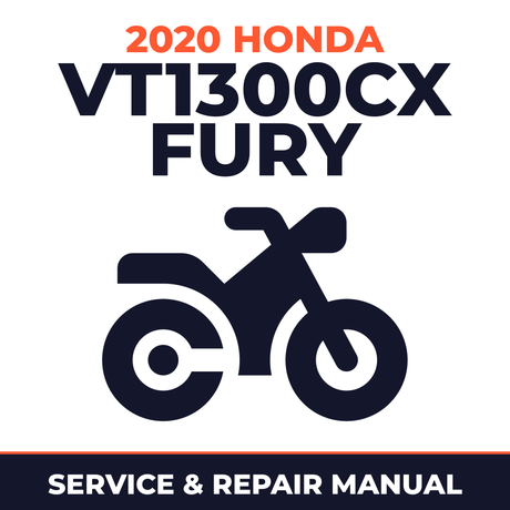 2020 Honda VT1300CX Fury Service and Repair Manual - motorcycle workshop manual cover