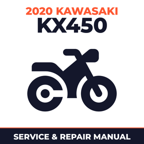 2020 Kawasaki KX450 Service and Repair Manual - motorcycle workshop manual cover