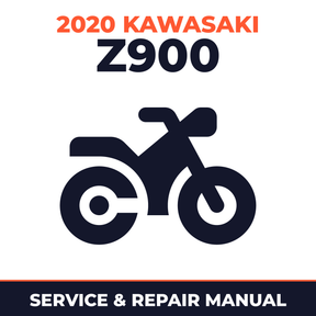 2020 Kawasaki Z900 Service and Repair Manual - motorcycle workshop manual cover