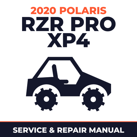 2020 Polaris RZR Pro XP4 Service and Repair Manual - side-by-side workshop manual cover