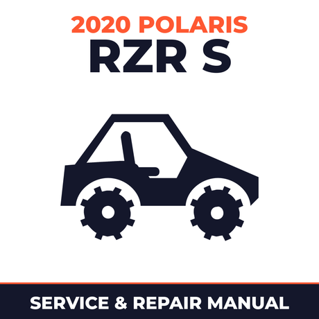 2020 Polaris RZR S Service and Repair Manual - side-by-side workshop manual cover