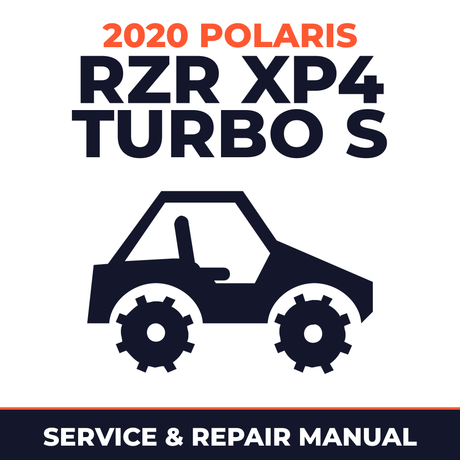 2020 Polaris RZR XP4 Turbo S Service and Repair Manual - side-by-side workshop manual cover