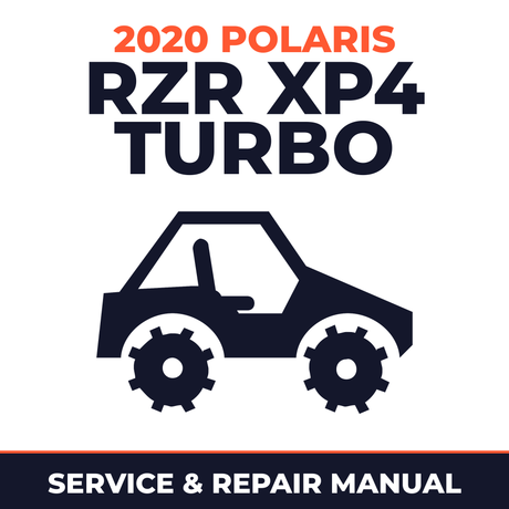 2020 Polaris RZR XP4 Turbo Service and Repair Manual - side-by-side workshop manual cover