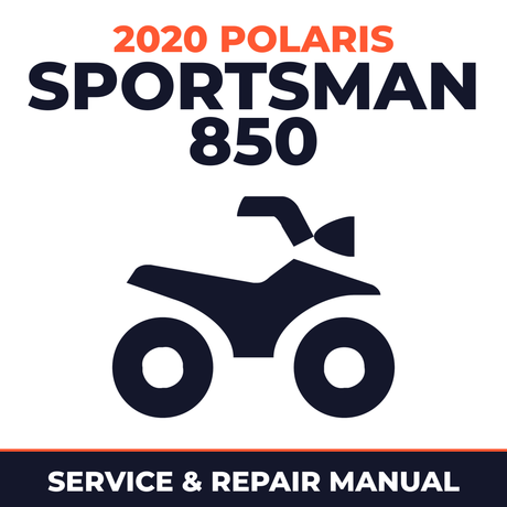 2020 Polaris Sportsman 850 Service and Repair Manual - ATV workshop manual cover