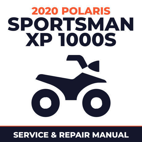 2020 Polaris Sportsman XP 1000S Service and Repair Manual - ATV workshop manual cover